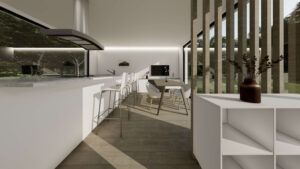 Cocina comedor casa contenedor