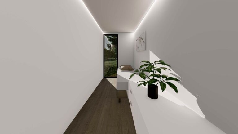 Interior casa prefabricada