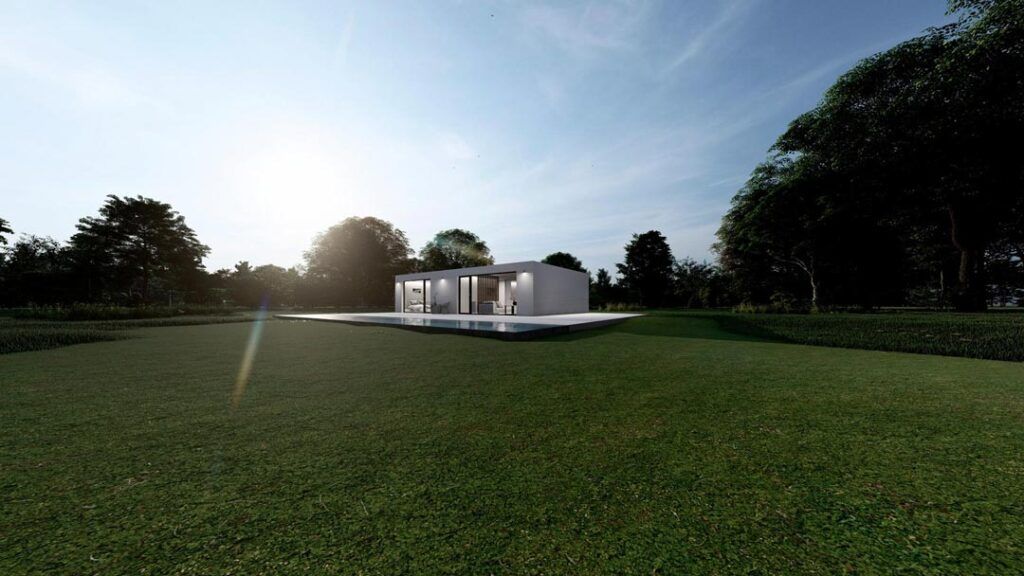 Casa container adaptada a terreno