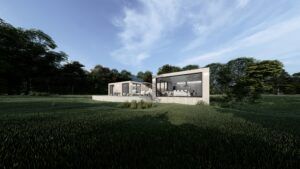 Casa contenedor vista exterior