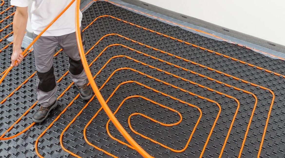 Suelo radiante en casas modulares