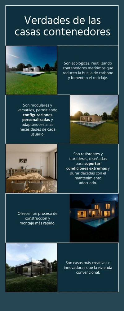 Verdades casas contenedores