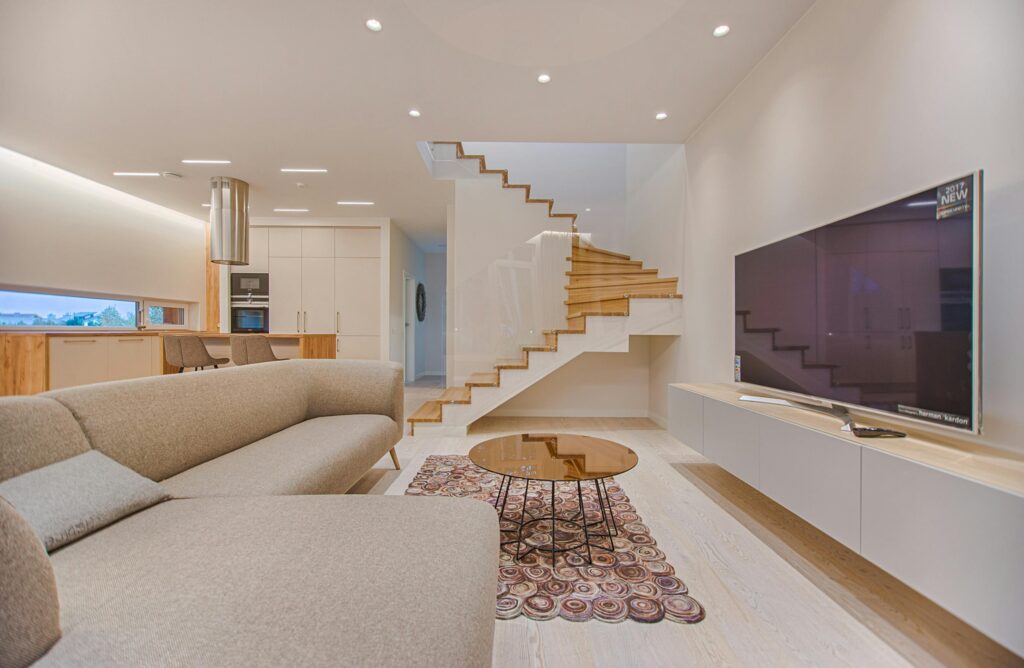 diseño interior casa prefabricada barcelona