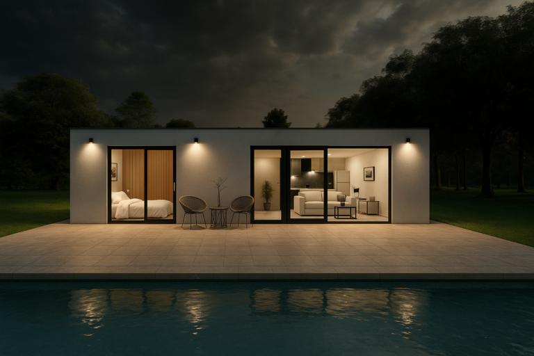 Frontal nocturna 90m2