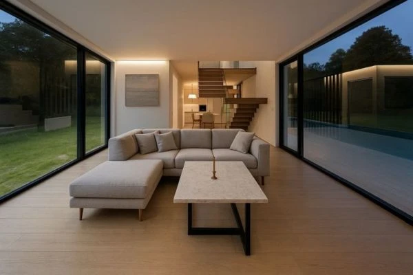 Casa prefabricada salon